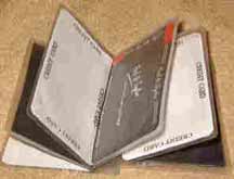 Top Load Credit Card Holder Insert