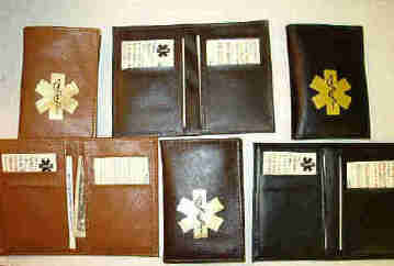 Medical Alert Wallets, Hipster leather-like wallets image, 3 colors to choose from